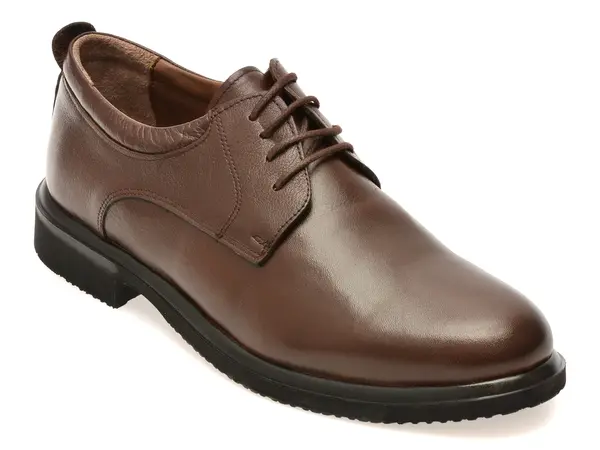 Pantofi eleganti BITE THE BULLET maro, RZ004, din piele naturala