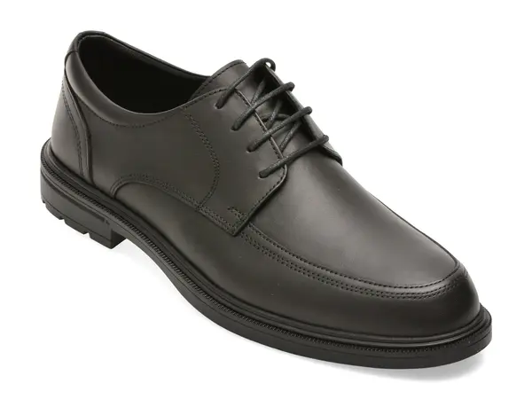 Pantofi eleganti BITE THE BULLET negri, A604, din piele naturala