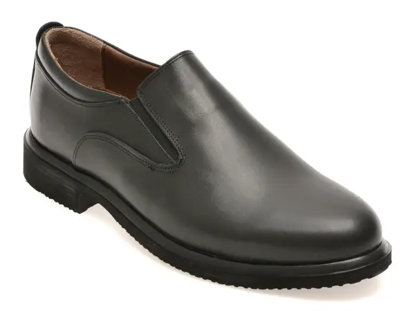 Pantofi eleganti BITE THE BULLET negri, RZ005, din piele naturala