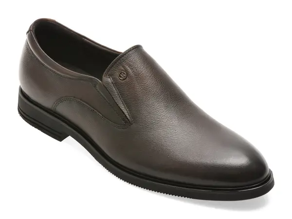 Pantofi eleganti EPICA maro, RT08A, din piele naturala