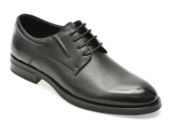 Pantofi eleganti EPICA negri, F15C11, din piele naturala