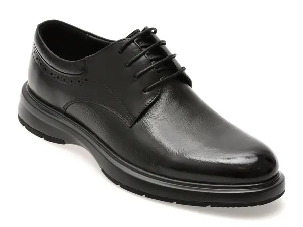 Pantofi eleganti EPICA negri, TMA21B, din piele naturala