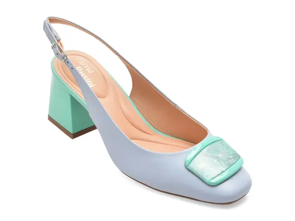 Pantofi eleganti FLAVIA PASSINI albastri, 1157644, din piele naturala