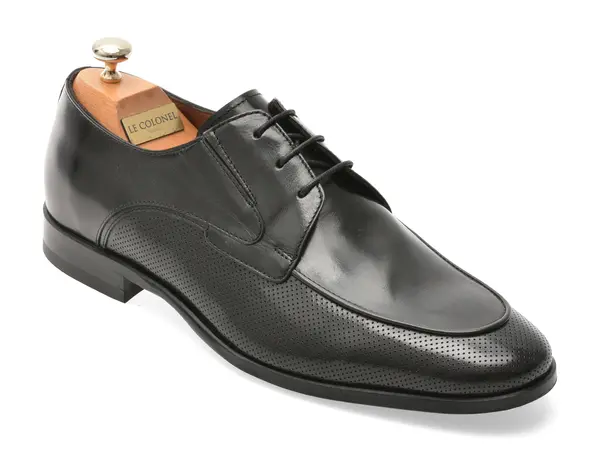 Pantofi eleganti LE COLONEL negri, 60038, din piele naturala