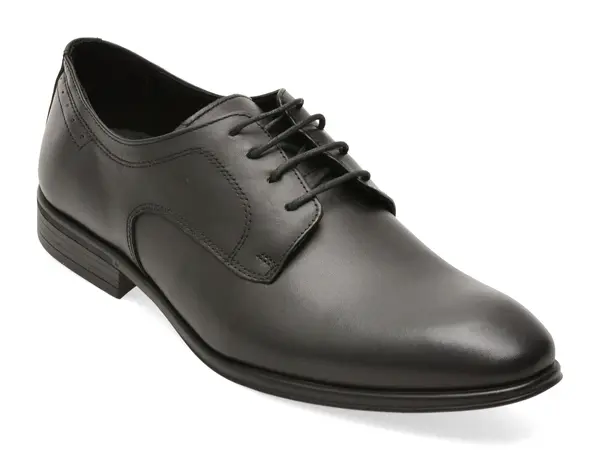 Pantofi eleganti OTTER negri, 560, din piele naturala