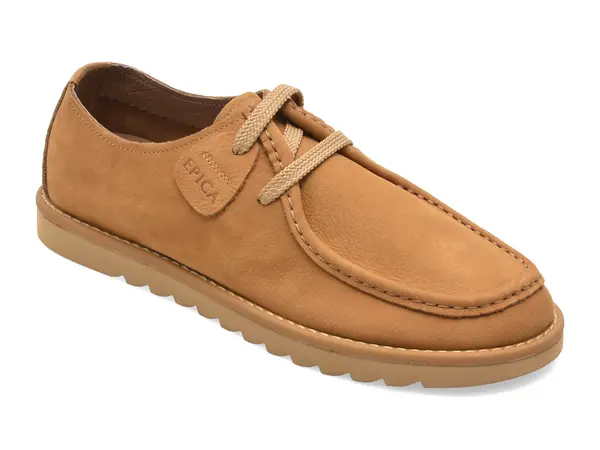 Pantofi EPICA maro, 98277, din piele naturala