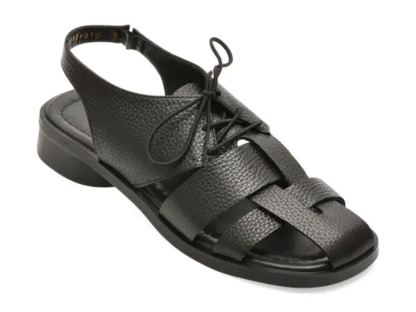Pantofi EPICA negri, 1766373, din piele naturala