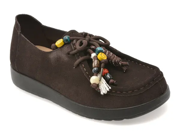 Pantofi FLAVIA PASSINI maro, 9201, din piele intoarsa