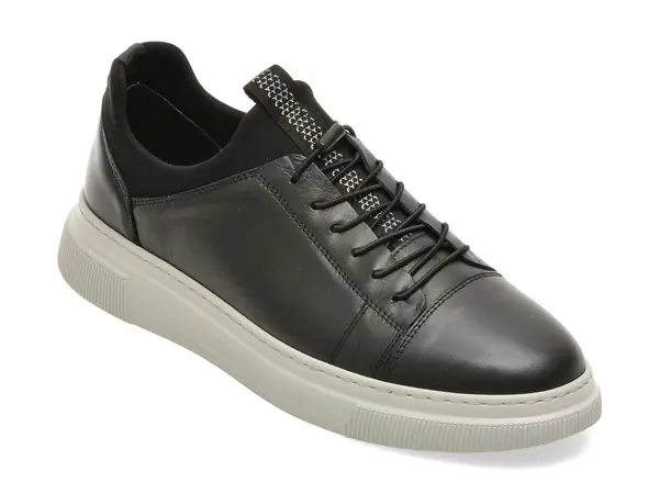 Pantofi GRYXX negri, BS3810, din piele naturala