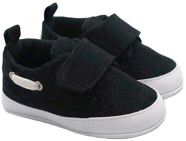 Pantofi pentru bebeluși Funny Baby - Casual, mărimea17, 4-8 luni, negre