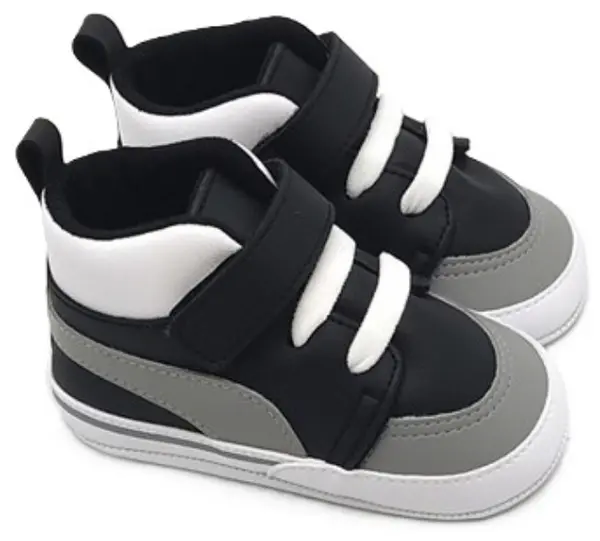 Pantofi pentru bebeluși Funny Baby - Premium, mărimea19, 11-15 luni, pantofi sport, negre