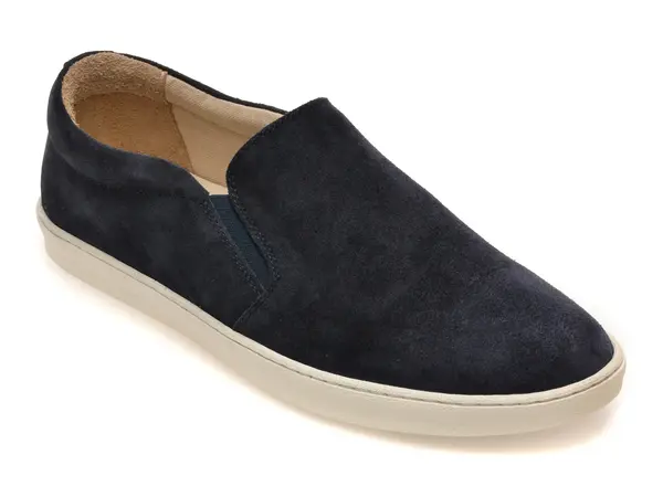 Pantofi RELAX bleumarin, 7203, din piele intoarsa