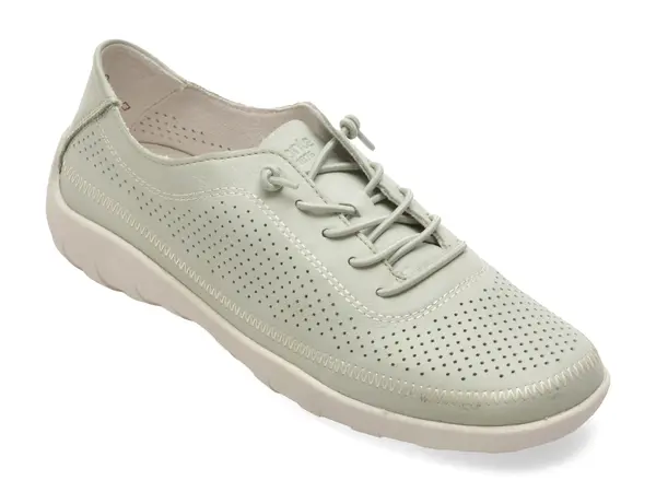 Pantofi REMONTE verzi, R3521, din piele naturala