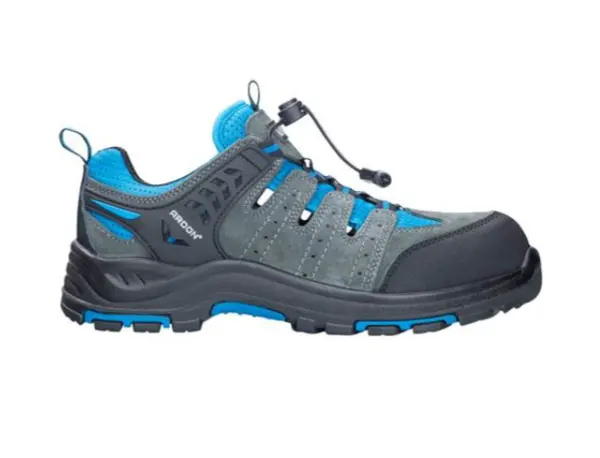 Pantofi S1P de protectie cu bombeu compozit si lamela kevlar, Ardon TRIMMER, culoarea gri 36, GRI-ALBASTRU