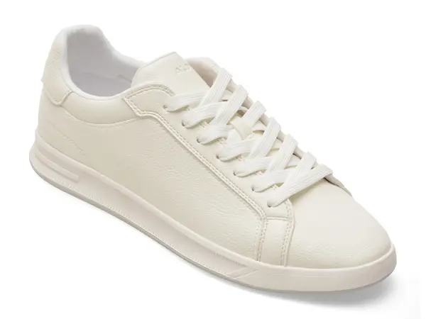 Pantofi sport ALDO albi, JEREMIE 100, din piele ecologica