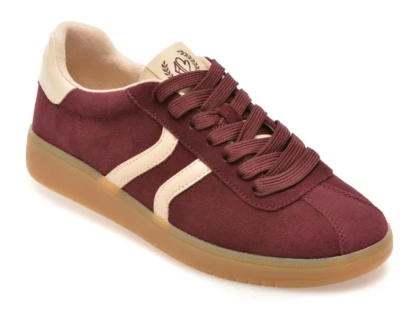 Pantofi sport ALDO visinii, CHIC SNEAKER 601, din piele intoarsa