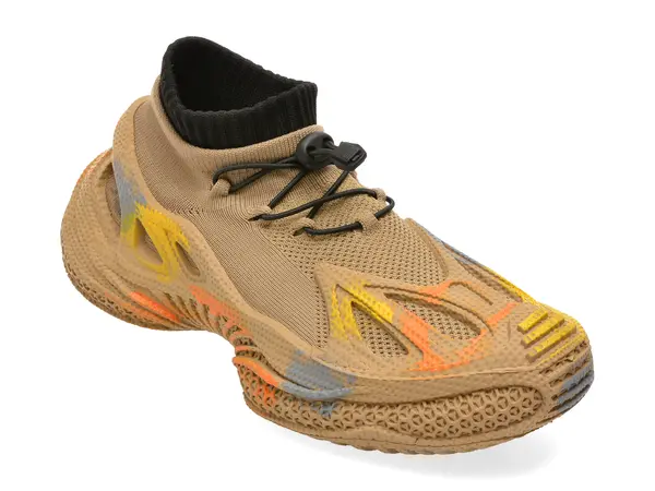 Pantofi sport BITE THE BULLET bej, X5560, din material textil