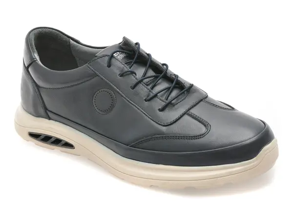 Pantofi sport BITE THE BULLET bleumarin, FV310, din piele naturala