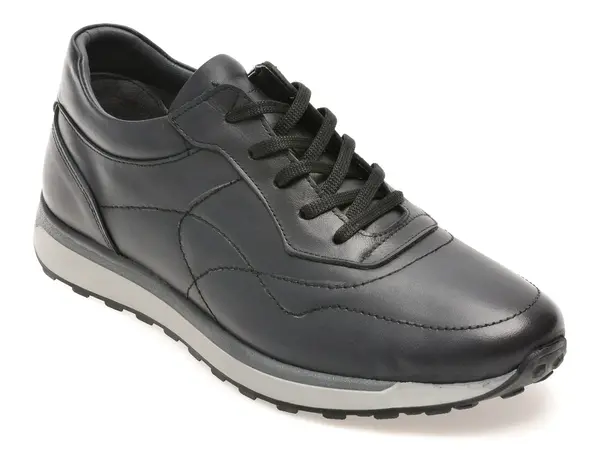 Pantofi sport BITE THE BULLET bleumarin, RZ2027, din piele naturala