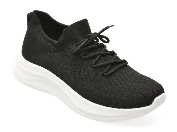 Pantofi sport BITE THE BULLET negri, CL603, din material textil