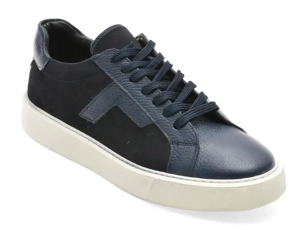 Pantofi sport BITE THE BULLET negri, WB004, din piele intoarsa