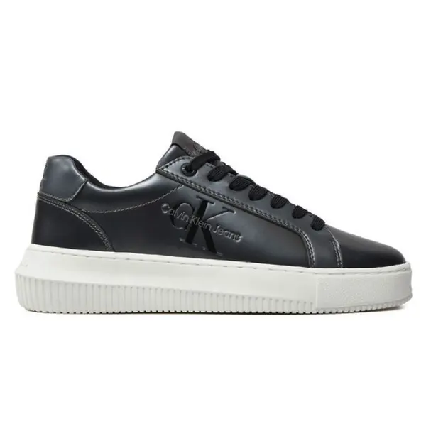 Pantofi sport Calvin Klein Chunky Cupsole LaceUp leather ML MTL