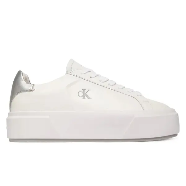 Pantofi sport Calvin Klein FLATFORM LACE UP LTH MET