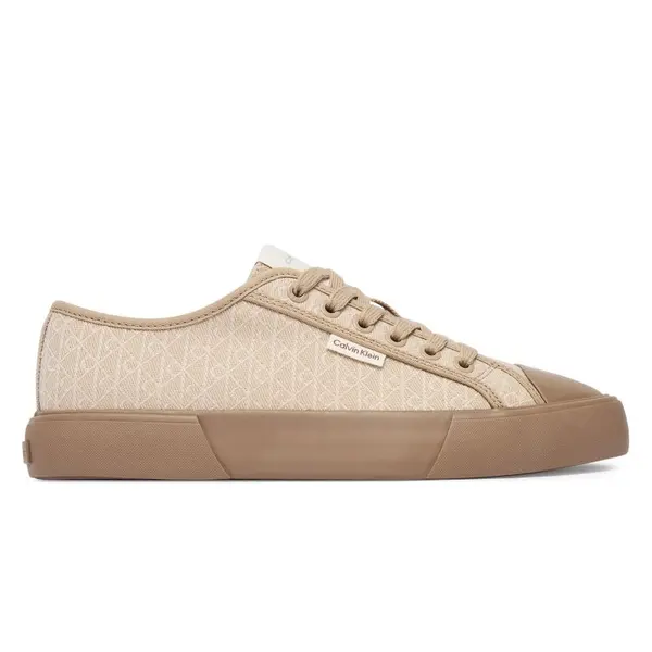Pantofi sport Calvin Klein VULC LOW LACEUP AOP CANVAS