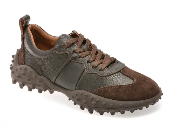 Pantofi sport EPICA maro, 589A406, din piele naturala