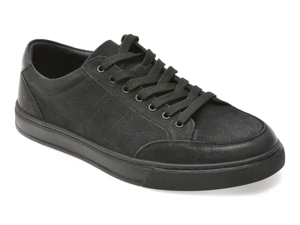 Pantofi sport EPICA negri, 1298, din piele naturala