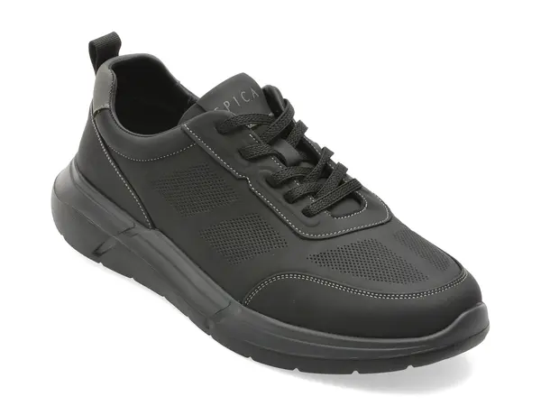 Pantofi sport EPICA negri, 250505, din piele naturala