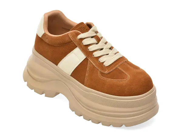 Pantofi sport FLAVIA PASSINI maro, 2951, din piele intoarsa