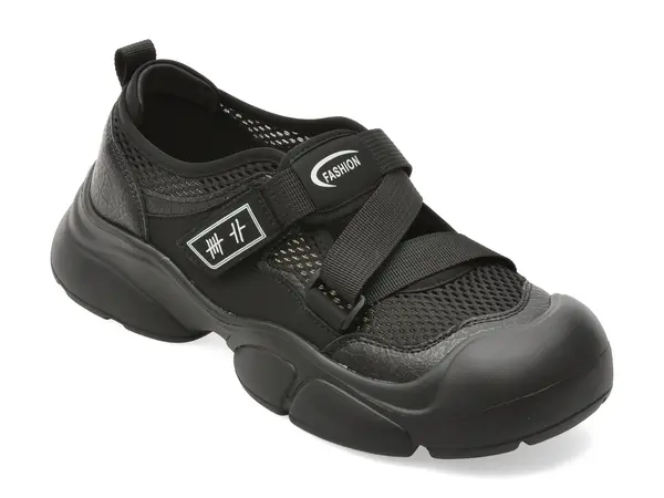 Pantofi sport FLAVIA PASSINI negri, 3756, din piele ecologica