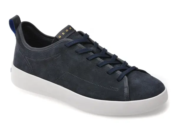 Pantofi sport GEOX bleumarin, U655KA, din piele intoarsa