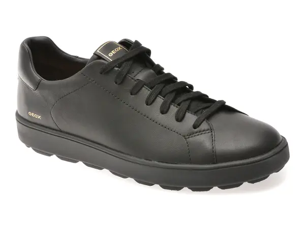 Pantofi sport GEOX negri, U65EKC, din piele naturala