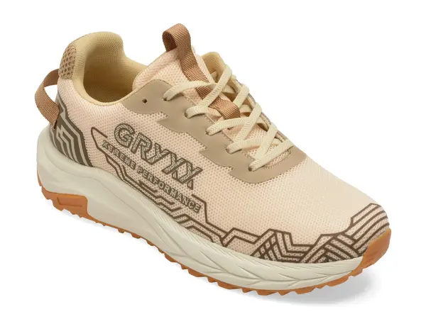 Pantofi sport GRYXX bej, KD031, din material textil