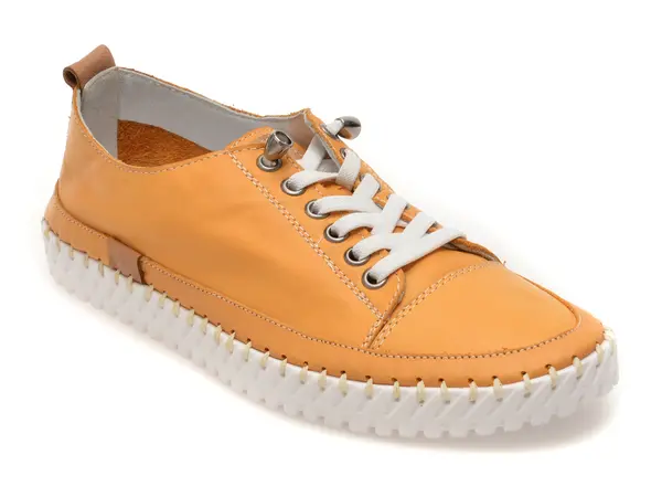 Pantofi sport GRYXX galbeni, EV2898, din piele naturala