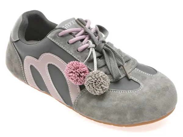 Pantofi sport GRYXX gri, 1111, din piele naturala