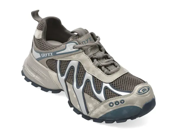Pantofi sport GRYXX gri, 9062, din piele naturala