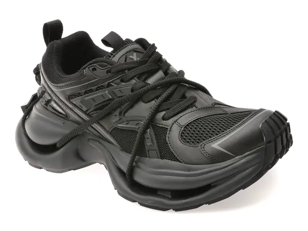 Pantofi sport GRYXX negri, 2365, din material textil