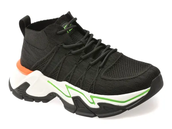 Pantofi sport GRYXX negri, 351208, din material textil