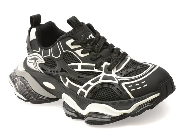 Pantofi sport GRYXX negri, 66601, din material textil