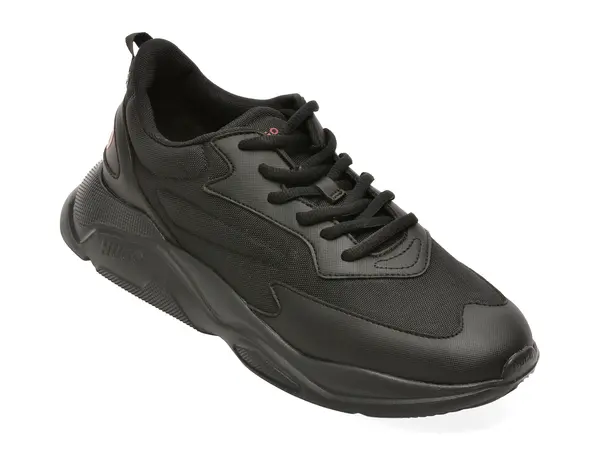 Pantofi sport HUGO negri, 6960, din material textil