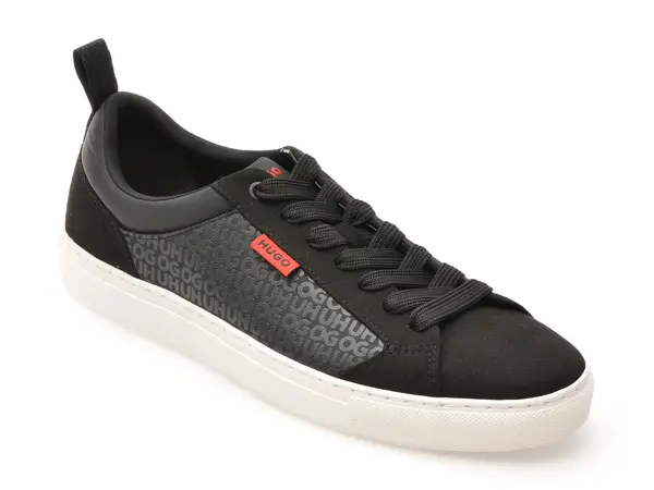 Pantofi sport HUGO negri, 8516, din material textil
