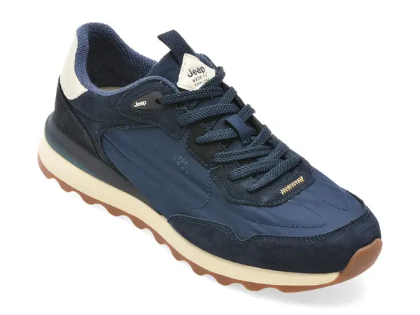 Pantofi sport JEEP albastri, 61020, din material textil
