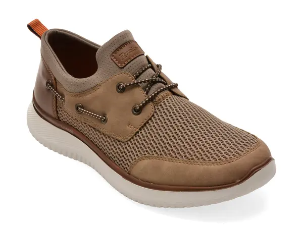 Pantofi sport RIEKER maro, B9643, din material textil