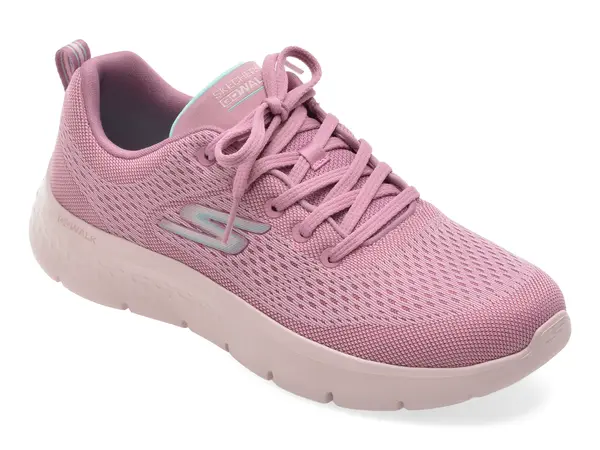 Pantofi sport SKECHERS mov, GO WALK FLEX, din material textil