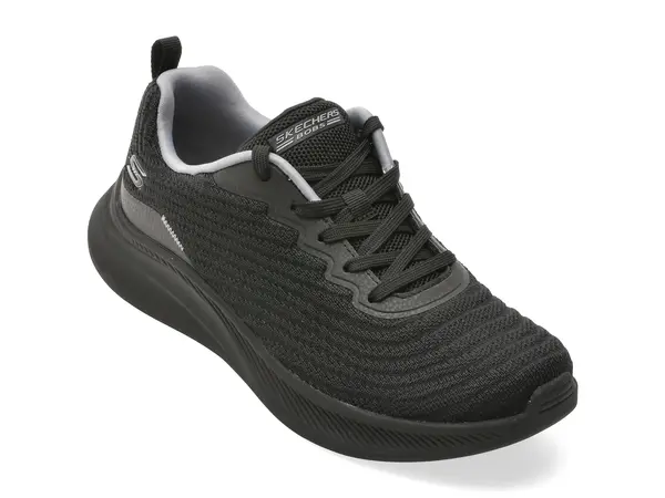 Pantofi sport SKECHERS negri, BOBS MODA FLEX, din material textil