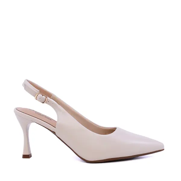 Pantofi stiletto slingback femei Solo Donna bej 2541DD1019BE