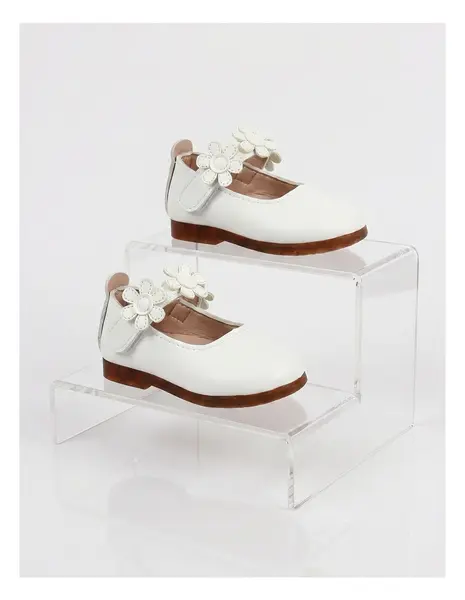 Pantofiori eleganti Simina alb